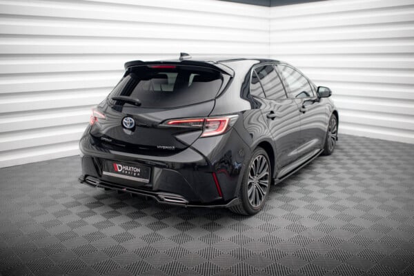 MAXTON DESIGN - Spoiler pod zadný nárazník TOYOTA COROLLA HATCHBACK MK12, Čierny lesk – Obrázok 3