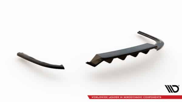 MAXTON DESIGN - Spoiler pod zadný nárazník VOLKSWAGEN PASSAT R-LINE B8, Čierny lesk – Obrázok 8