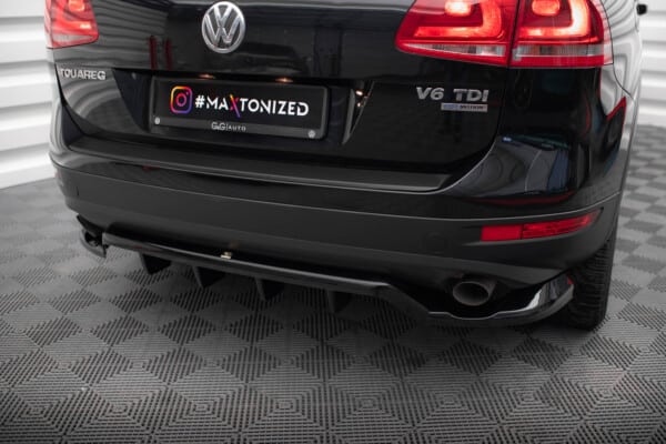 MAXTON DESIGN -Spoiler pod zadný nárazník ,VOLKSWAGEN TOUAREG MK2, Čierny lesk – Obrázok 4