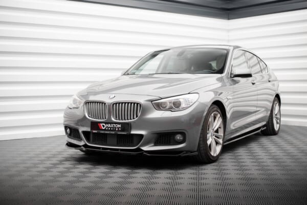 MAXTON DESIGN - Spoiler pod predný nárazník vhodné pre BMW 5 GT M-PACK F07, Čierny lesk – Obrázok 2