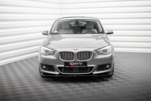 MAXTON DESIGN - Spoiler pod predný nárazník vhodné pre BMW 5 GT M-PACK F07, Čierny lesk – Obrázok 3