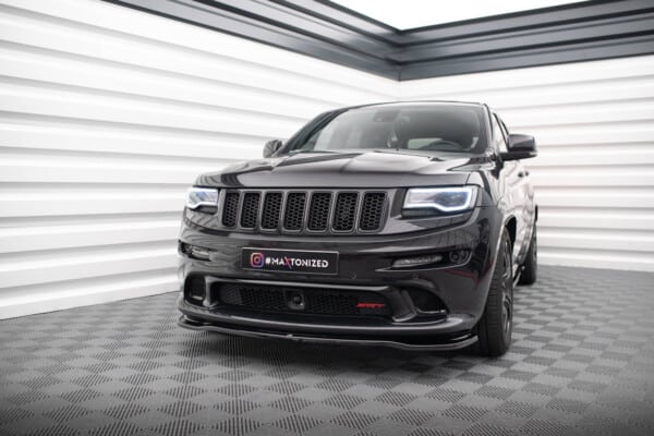 MAXTON DESIGN - Spoiler pod predný nárazník JEEP GRAND CHEROKEE SRT WK2 FACELIFT, Čierny lesk – Obrázok 4