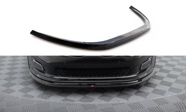 MAXTON DESIGN - Spoiler pod predný nárazník, KIA OPTIMA MK3, Čierny lesk