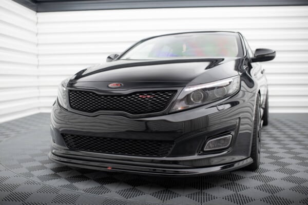 MAXTON DESIGN - Spoiler pod predný nárazník, KIA OPTIMA MK3, Čierny lesk – Obrázok 3