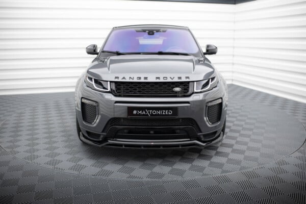 MAXTON DESIGN - Spoiler pod predný nárazník, LAND ROVER RANGE ROVER EVOQUE HSE DYNAMIC MK1 FACELIFT, Čierny lesk – Obrázok 3