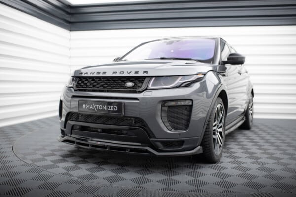 MAXTON DESIGN - Spoiler pod predný nárazník, LAND ROVER RANGE ROVER EVOQUE HSE DYNAMIC MK1 FACELIFT, Čierny lesk – Obrázok 5