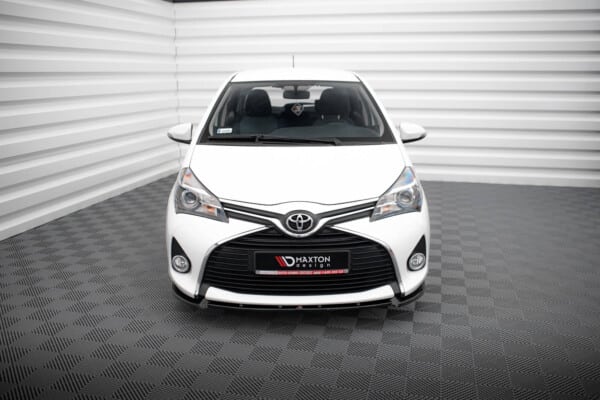 MAXTON DESIGN - Spoiler pod predný nárazník TOYOTA YARIS MK3 FACELIFT, Čierny lesk – Obrázok 2