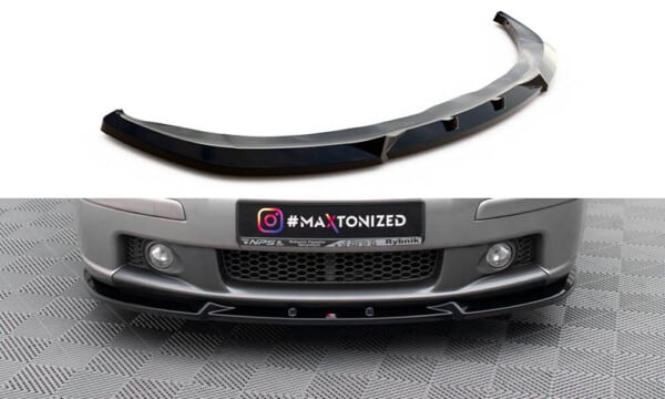 MAXTON DESIGN - Spoiler pod predný nárazník , TOYOTA YARIS T-SPORT MK1 FACELIFT , Čierny lesk