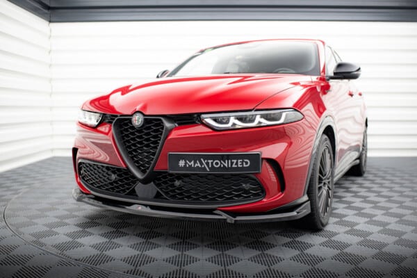 MAXTON DESIGN - Spoiler pod predný nárazník V.1 ,ALFA ROMEO TONALE MK1, Čierny lesk – Obrázok 4