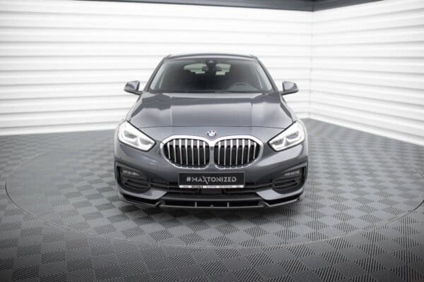 MAXTON DESIGN - Spoiler pod predný nárazník V.1 vhodné pre BMW 1 F40 ,Čierny lesk – Obrázok 2
