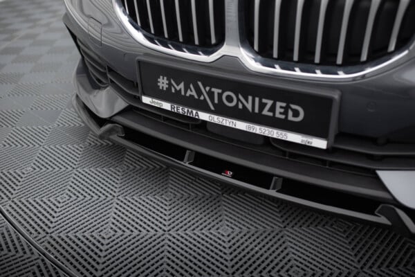 MAXTON DESIGN - Spoiler pod predný nárazník V.1 vhodné pre BMW 1 F40 ,Čierny lesk – Obrázok 4