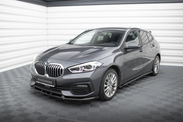 MAXTON DESIGN - Spoiler pod predný nárazník V.1 vhodné pre BMW 1 F40 ,Čierny lesk – Obrázok 5