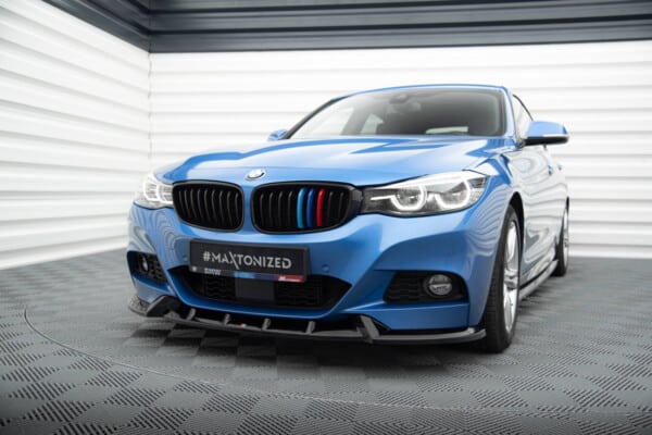MAXTON DESIGN - Spoiler pod predný nárazník V.1 , vhodné pre BMW 3 GT M-PACK F34 , Čierny lesk – Obrázok 3