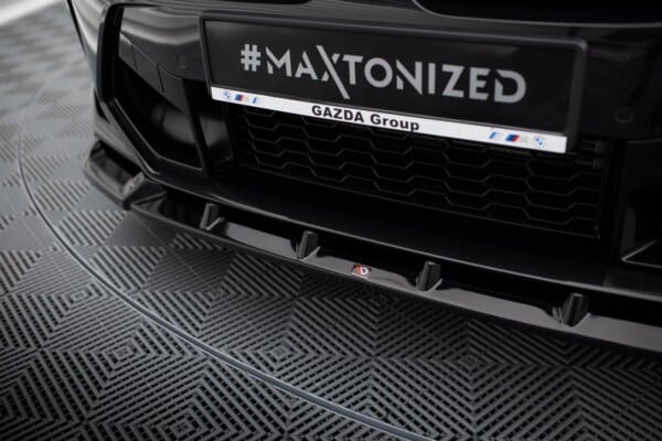 MAXTON DESIGN - Spoiler pod predný nárazník V.1 ,vhodné pre BMW X3 M F97 FACELIFT, Čierny lesk – Obrázok 4