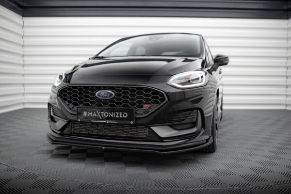 MAXTON DESIGN - Spoiler pod predný nárazník V.1, FORD FIESTA ST MK8 FACELIFT, Čierny lesk – Obrázok 2