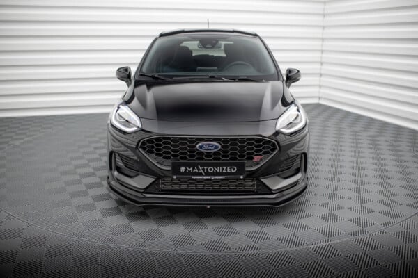 MAXTON DESIGN - Spoiler pod predný nárazník V.1, FORD FIESTA ST MK8 FACELIFT, Čierny lesk – Obrázok 4