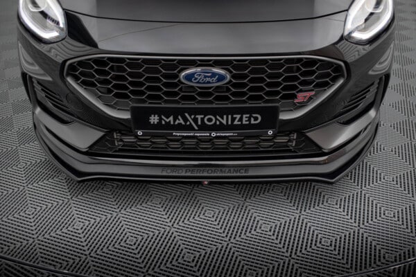 MAXTON DESIGN - Spoiler pod predný nárazník V.1, FORD FIESTA ST MK8 FACELIFT, Čierny lesk – Obrázok 5