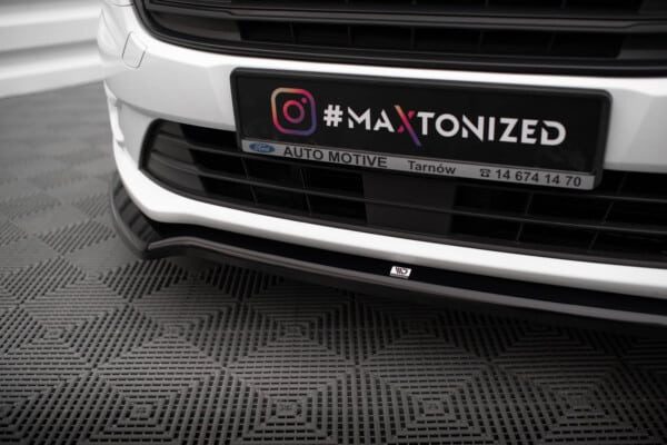 MAXTON DESIGN - Spoiler pod predný nárazník FORD TRANSIT CONNECT MK2 FACELIFT, Čierny lesk – Obrázok 4