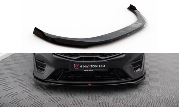 MAXTON DESIGN - Spoiler pod predný nárazník V.1 KIA PROCEED / CEED GT MK1 FACELIFT / MK3 FACELIFT, Čierny lesk