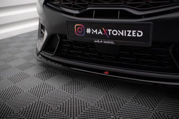 MAXTON DESIGN - Spoiler pod predný nárazník V.1 KIA PROCEED / CEED GT MK1 FACELIFT / MK3 FACELIFT, Čierny lesk – Obrázok 3