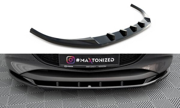 MAXTON DESIGN - Spoiler pod predný nárazník V.1 MAZDA 3 MK4, Čierny lesk