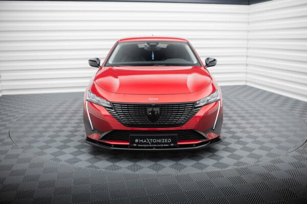 MAXTON DESIGN - Spoiler pod predný nárazník V.1 PEUGEOT 308 SW MK3 ,Čierny lesk – Obrázok 2