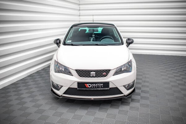 MAXTON DESIGN - Spoiler pod predný nárazník V.1 ,SEAT IBIZA FR SC MK4 FACELIFT, Čierny lesk – Obrázok 3