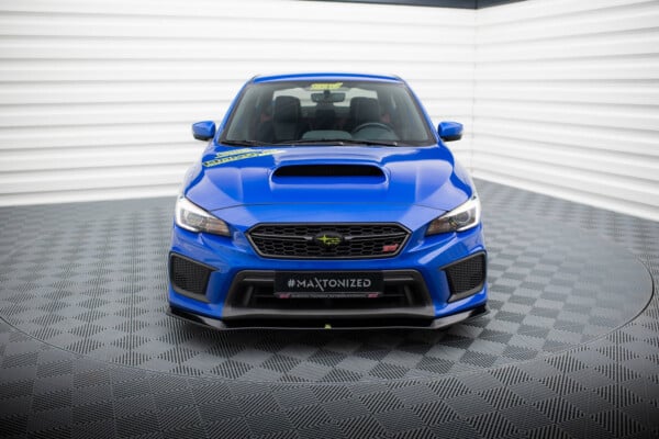 MAXTON DESIGN - Spoiler pod predný nárazník V.1, SUBARU WRX STI MK1 FACELIFT, Čierny lesk – Obrázok 3