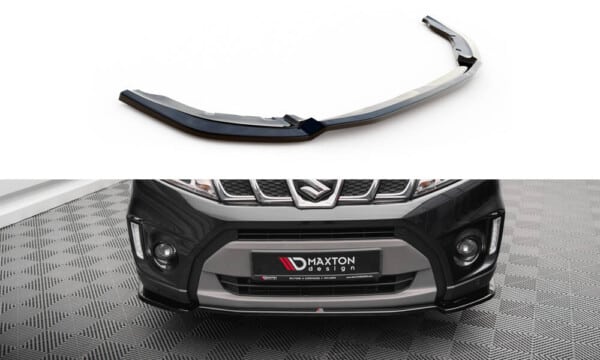 MAXTON DESIGN - Spoiler pod predný nárazník , SUZUKI VITARA S MK2, Čierny lesk