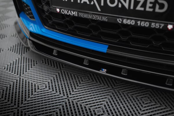 MAXTON DESIGN - Spoiler pod predný nárazník V.2 , AUDI TT S 8S FACELIFT, Čierny lesk – Obrázok 2