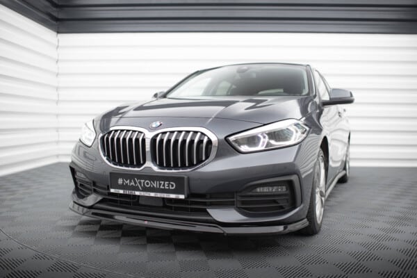 MAXTON DESIGN - Spoiler pod predný nárazník V.2 vhodné pre BMW 1 F40 ,Čierny lesk – Obrázok 3