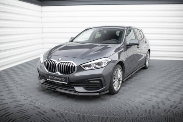 MAXTON DESIGN - Spoiler pod predný nárazník V.2 vhodné pre BMW 1 F40 ,Čierny lesk – Obrázok 5