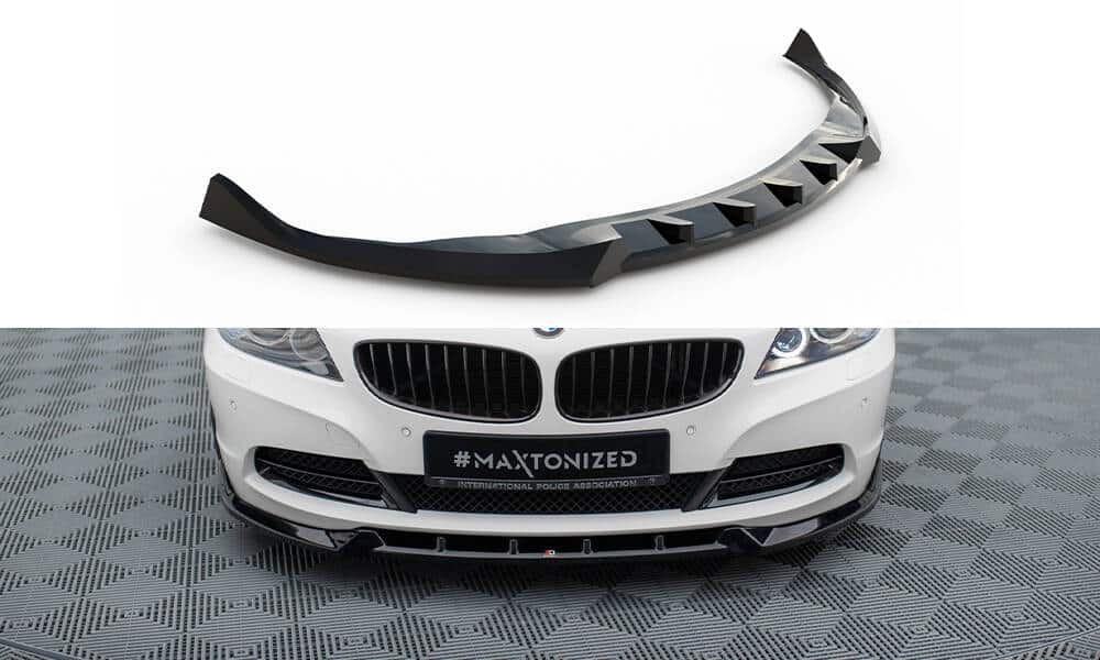 MAXTON DESIGN - Spoiler pod predný nárazník V.2 vhodné pre BMW Z4 E89 ,Čierny lesk