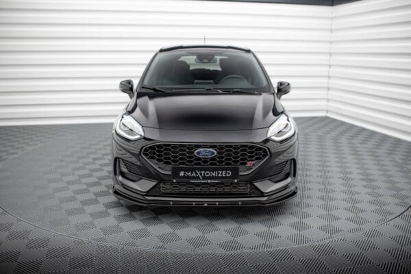 MAXTON DESIGN - Spoiler pod predný nárazník V.2, FORD FIESTA ST MK8 FACELIFT, Čierny lesk – Obrázok 2