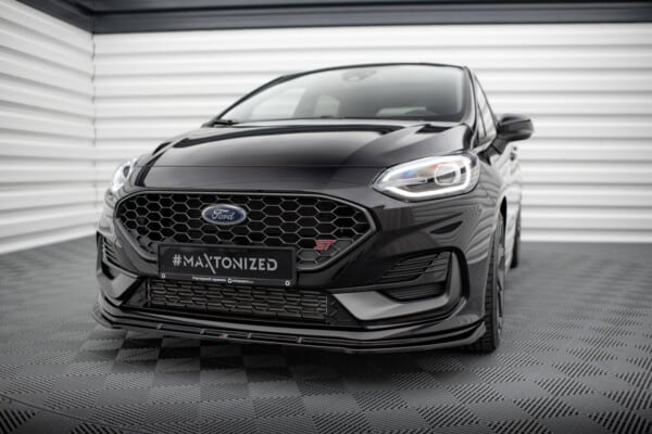 MAXTON DESIGN - Spoiler pod predný nárazník V.2, FORD FIESTA ST MK8 FACELIFT, Čierny lesk – Obrázok 4