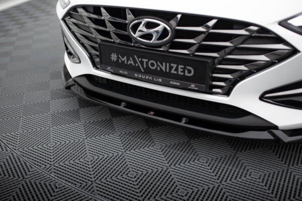 MAXTON DESIGN - Spoiler pod predný nárazník V.2, HYUNDAI I30 MK3 FACELIFT, Čierny lesk – Obrázok 5
