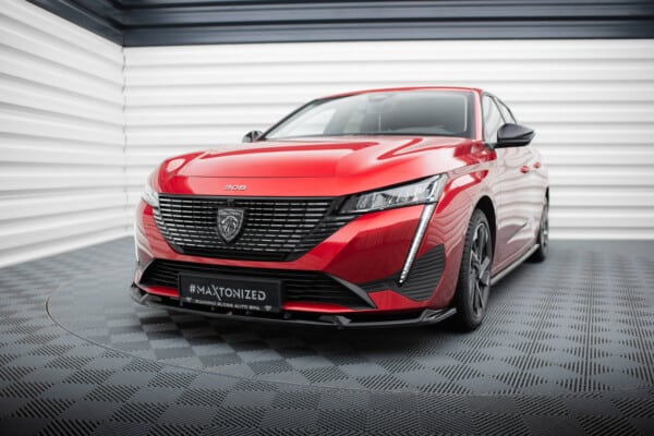 MAXTON DESIGN - Spoiler pod predný nárazník V.2 PEUGEOT 308 SW MK3 ,Čierny lesk – Obrázok 3
