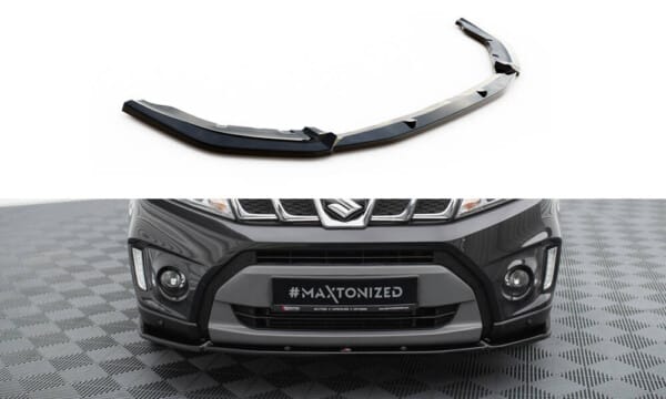 MAXTON DESIGN - Spoiler pod predný nárazník V.2 , SUZUKI VITARA S MK2, Čierny lesk (Kópia)