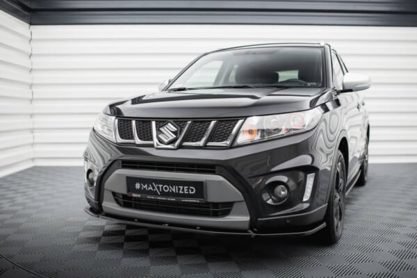 MAXTON DESIGN - Spoiler pod predný nárazník V.2 , SUZUKI VITARA S MK2, Čierny lesk (Kópia) – Obrázok 2