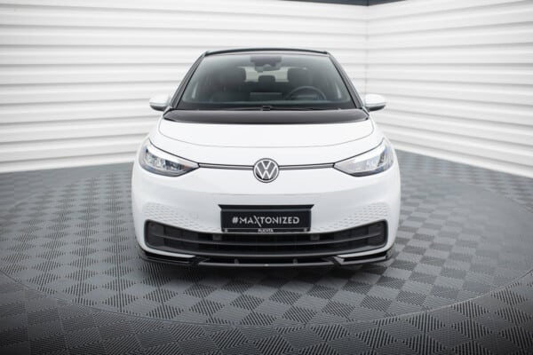MAXTON DESIGN -Spoiler pod predný nárazník V.2 ,VOLKSWAGEN ID.3 MK1,Čierny lesk – Obrázok 3