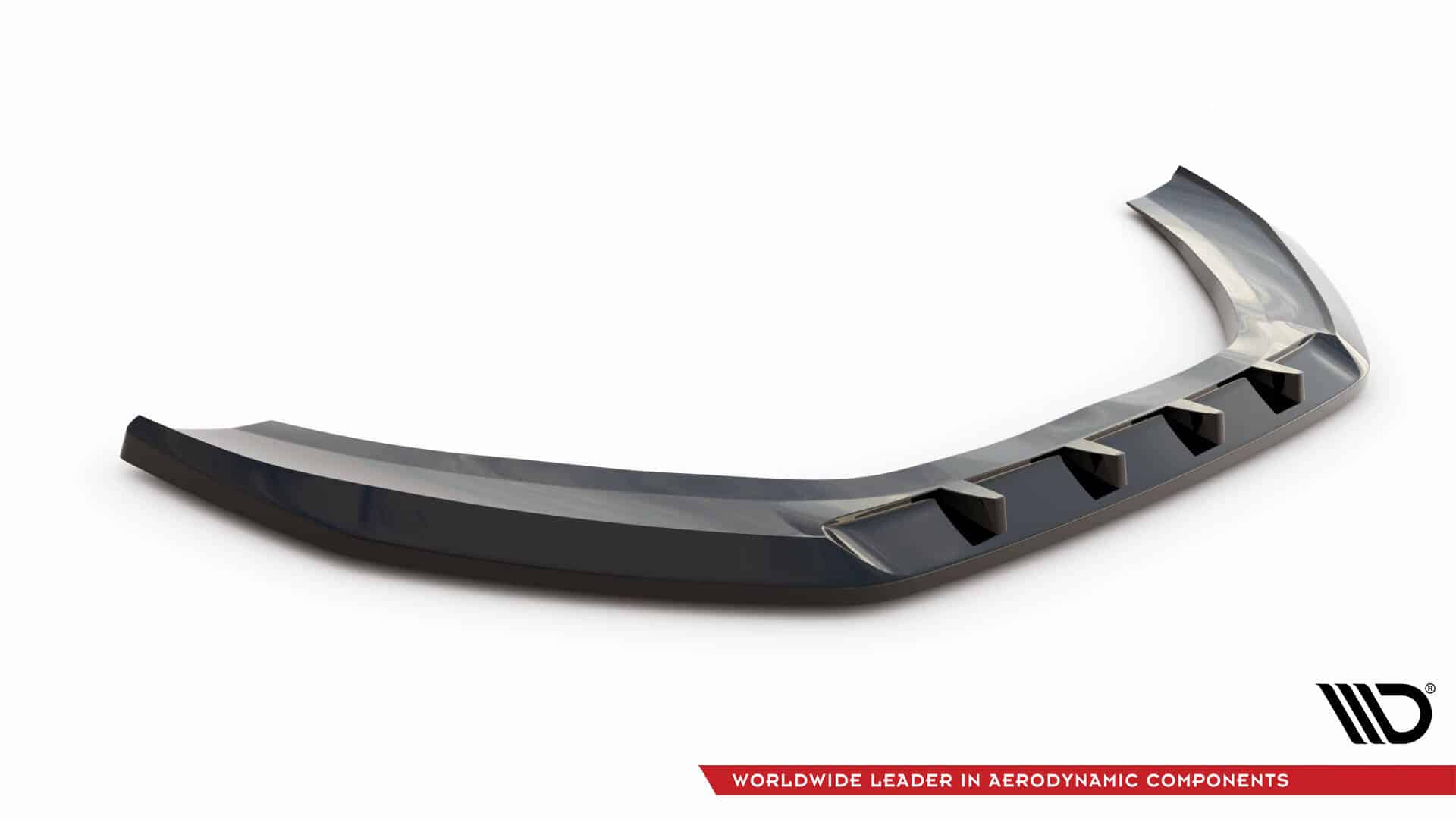 MAXTON DESIGN - Spoiler pod predný nárazník V.3 AUDI A6 C7, Čierny lesk – Obrázok 5