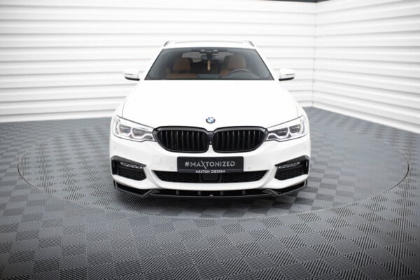 MAXTON DESIGN - Spoiler pod predný nárazník V.4 vhodné pre BMW 5 M-PACK G30 / G31, Čierny lesk – Obrázok 2
