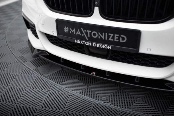 MAXTON DESIGN - Spoiler pod predný nárazník V.4 vhodné pre BMW 5 M-PACK G30 / G31, Čierny lesk – Obrázok 4