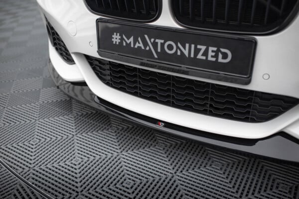 MAXTON DESIGN - Spoiler pod predný nárazník V.4 CSL LOOK ,vhodné pre BMW 1 M-PACK / M140I F20 FACELIFT, Čierny lesk – Obrázok 5