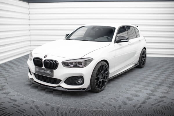 MAXTON DESIGN - Spoiler pod predný nárazník V.4 CSL LOOK ,vhodné pre BMW 1 M-PACK / M140I F20 FACELIFT, Čierny lesk – Obrázok 6