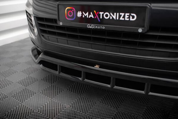 MAXTON DESIGN -Spoiler pod predný nárazník ,VOLKSWAGEN TOUAREG MK2, Čierny lesk – Obrázok 4