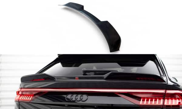 MAXTON DESIGN -Spoiler kufra 3D (Dolný) ,AUDI RSQ8 / SQ8 / Q8 S-LINE MK1, Čierny lesk