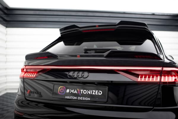 MAXTON DESIGN -Spoiler kufra 3D (Dolný) ,AUDI RSQ8 / SQ8 / Q8 S-LINE MK1, Čierny lesk – Obrázok 3