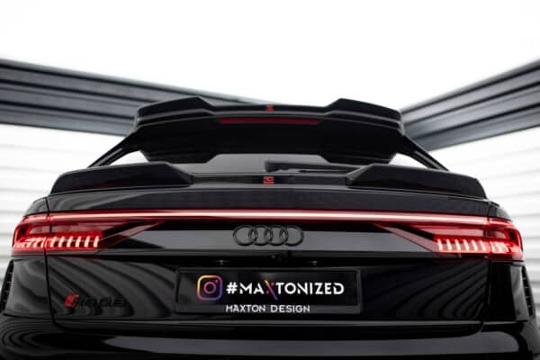 MAXTON DESIGN -Spoiler kufra 3D (Dolný) ,AUDI RSQ8 / SQ8 / Q8 S-LINE MK1, Čierny lesk – Obrázok 5
