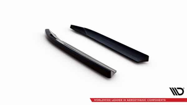 MAXTON DESIGN - Bočné difúzory zadného nárazníka, AUDI A7 C7, Čierny lesk – Obrázok 6